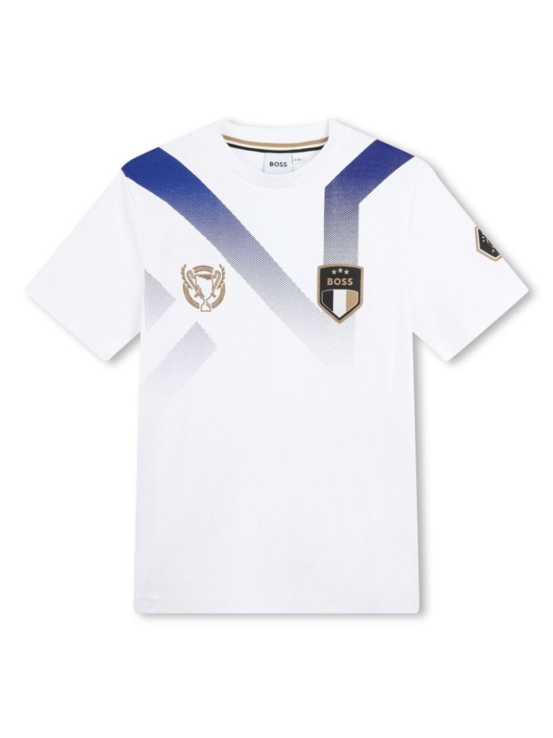 

BOSS Kidswear футболка с вышивкой, белый