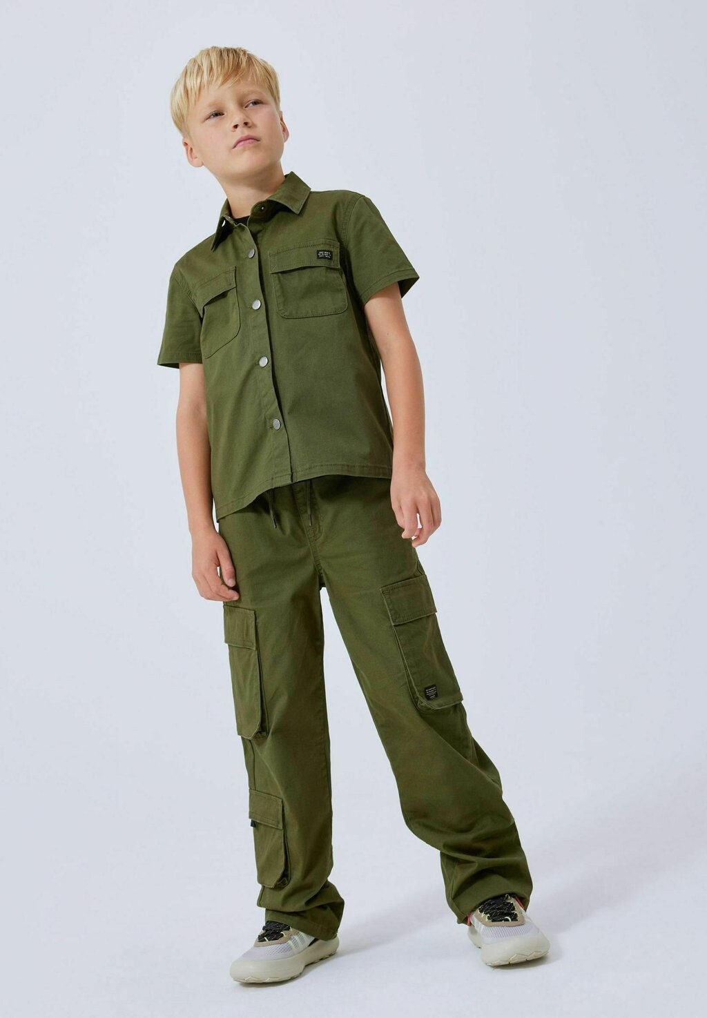 

Рубашка Name it, цвет olive night