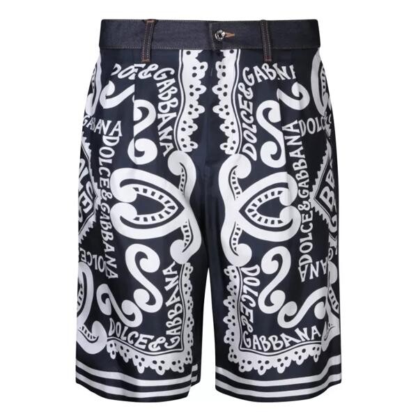 

Шорты patterned bermuda shorts Dolce&Gabbana, черный