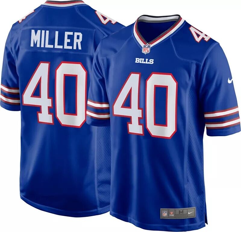 

Молодежная майка Nike Buffalo Bills Von Miller № 40 Royal Game