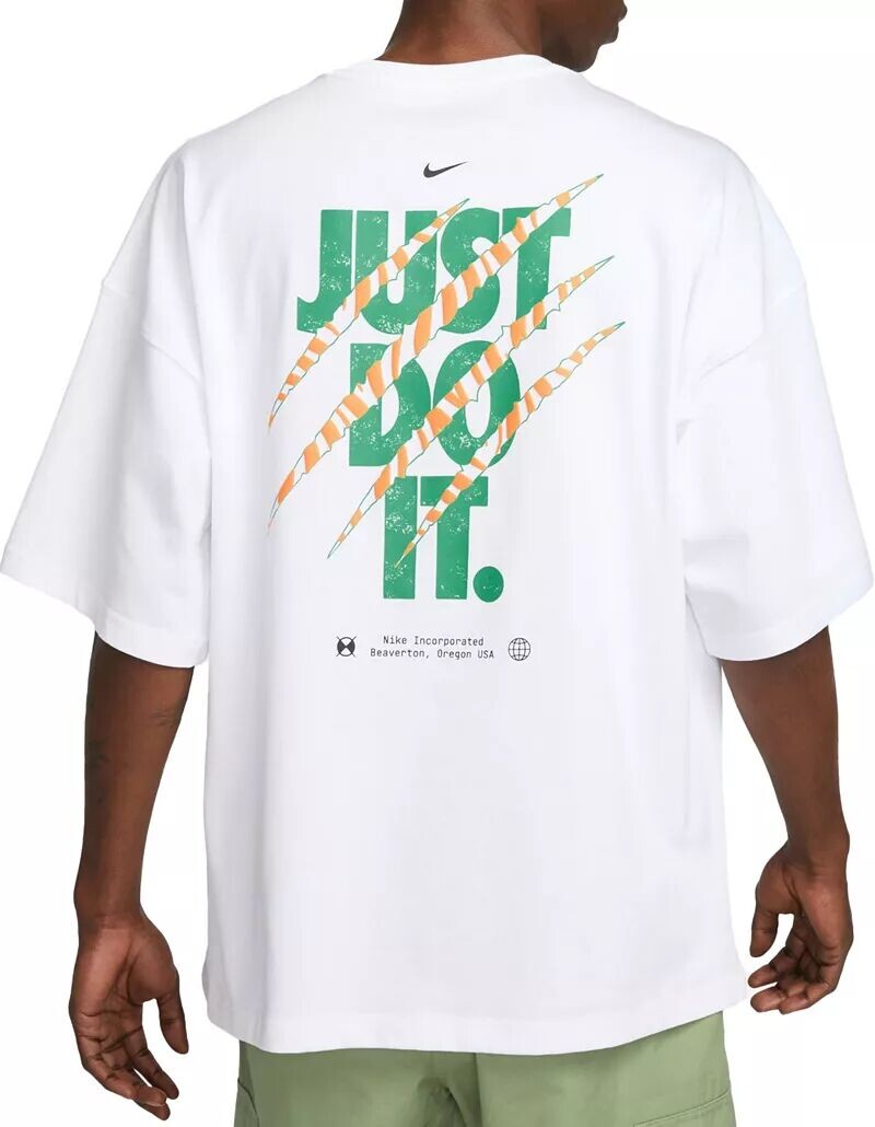 

Мужская футболка оверсайз Nike Brandriffs Sportswear, белый