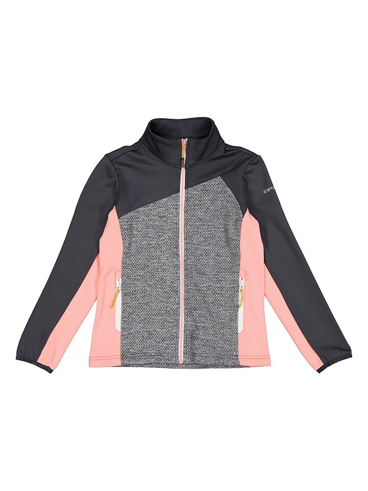 

Флисовая куртка Icepeak Korbach, цвет grau/rosa