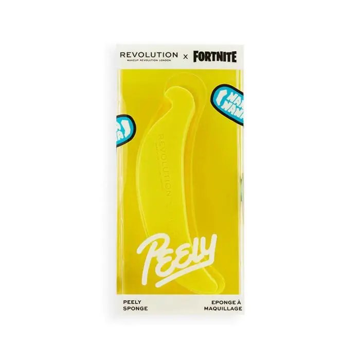 Спонж Fortnite Peely Banana Esponja de Maquillaje Revolution, 1 unidad спонж для макияжа clarette для нанесения тональных средств