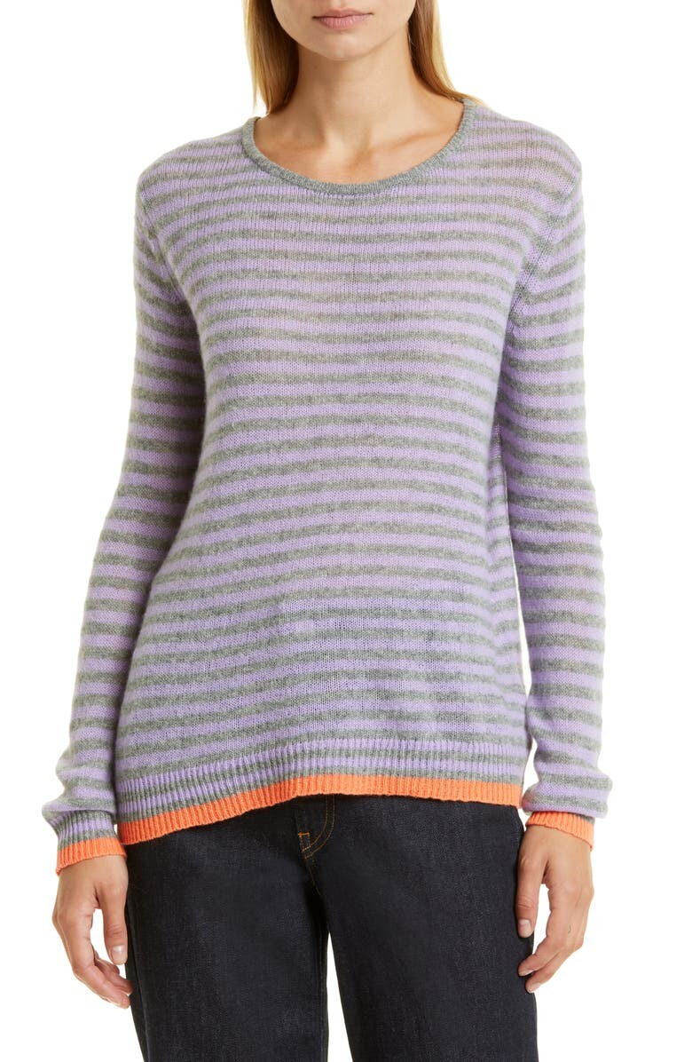 

Кашемировый свитер с круглым вырезом в полоску Little Stripe JUMPER 1234