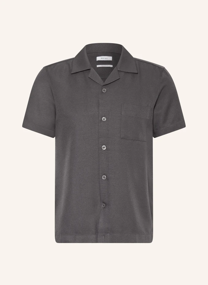 Курортная рубашка стандартного кроя tokyo Reiss, серый