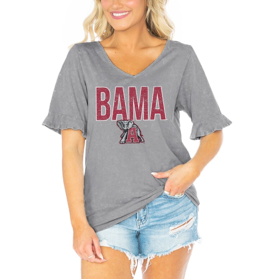 

Футболка с коротким рукавом Gameday Couture Alabama Crimson Tide, серый