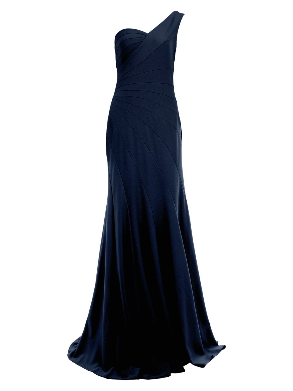 

Креповое платье на одно плечо Tadashi Shoji