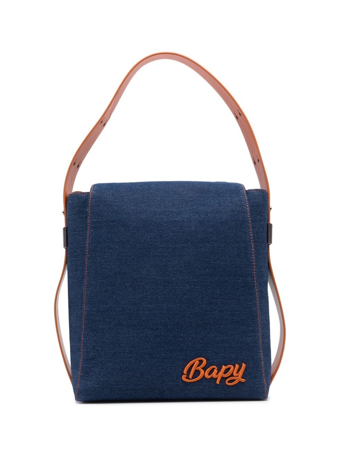 

BAPY BY *A BATHING APE джинсовая сумка на плечо с логотипом, синий