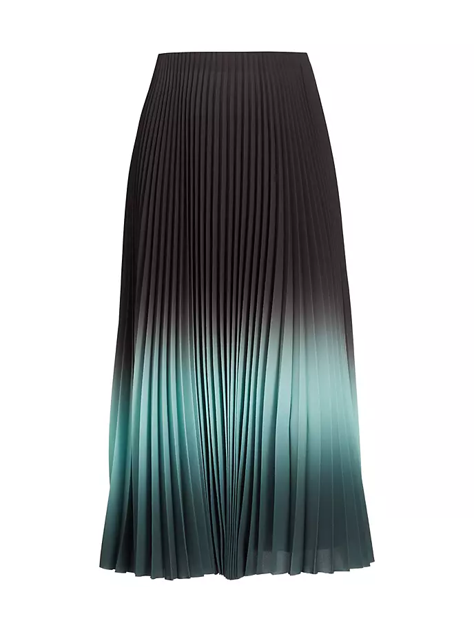 Плиссированная юбка-миди с эффектом Dip-Dye Jason Wu Collection, мультиколор