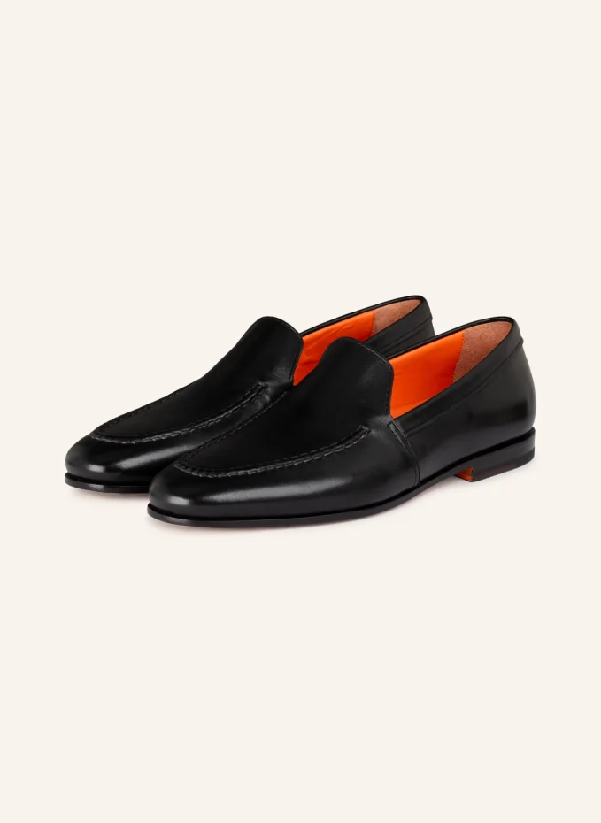 

Тапочки дейзи Santoni, черный