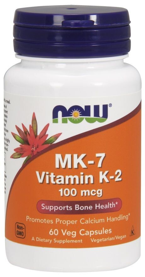 

Витамин К2 в капсулах Now Foods MK-7 Vitamin K-2 100 mcg, 1 шт