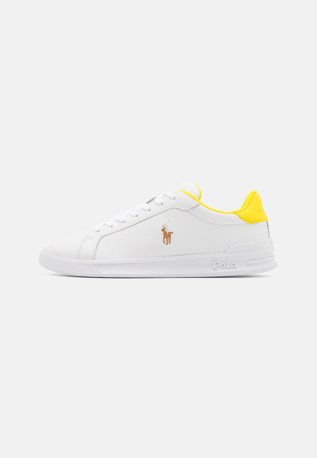 

Кроссовки Polo Ralph Lauren Lace Unisex, белый / желтый