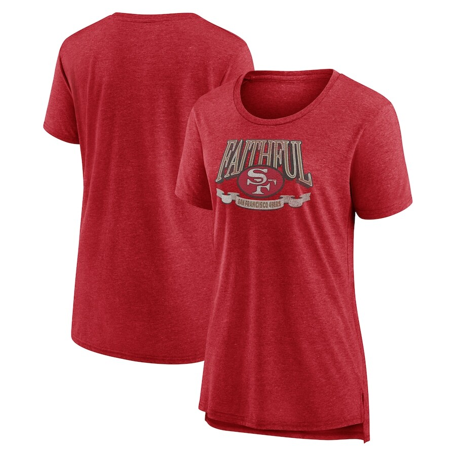 

Футболка с коротким рукавом Fanatics Branded San Francisco 49Ers, алый