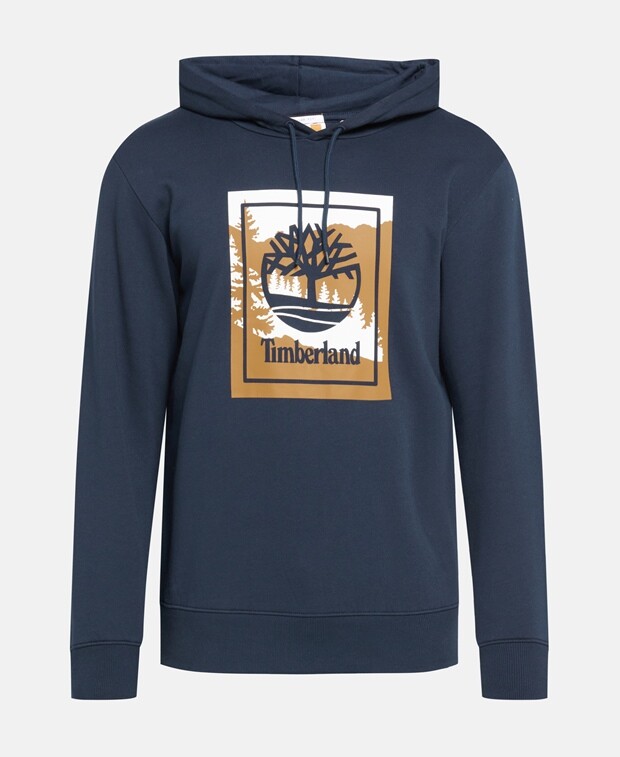 

Худи с капюшоном Timberland, темно-синий