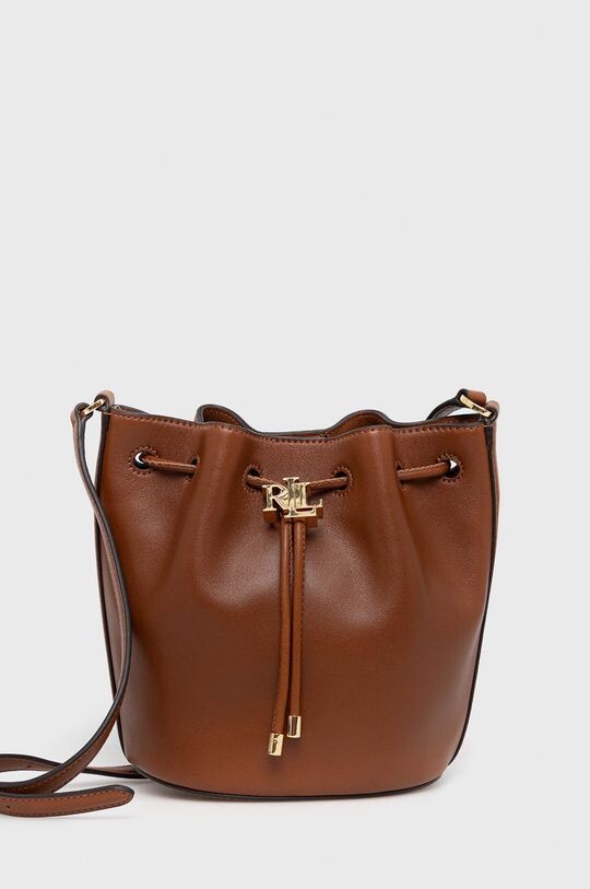 

Кожаная сумка 431876723004 Lauren Ralph Lauren, коричневый
