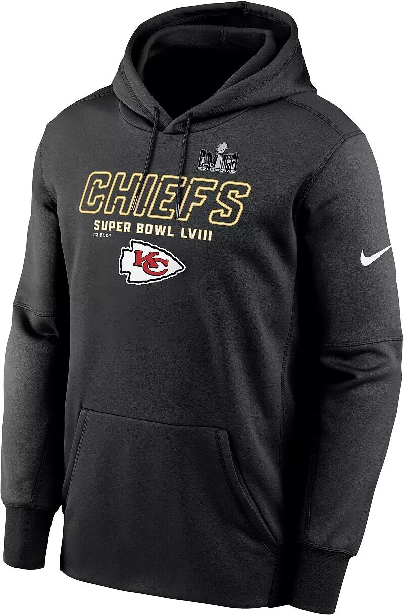 

Мужская худи Nike Therma-FIT для Супербоула LVIII 2024 Bound Kansas City Chiefs Iconic Therma-FIT