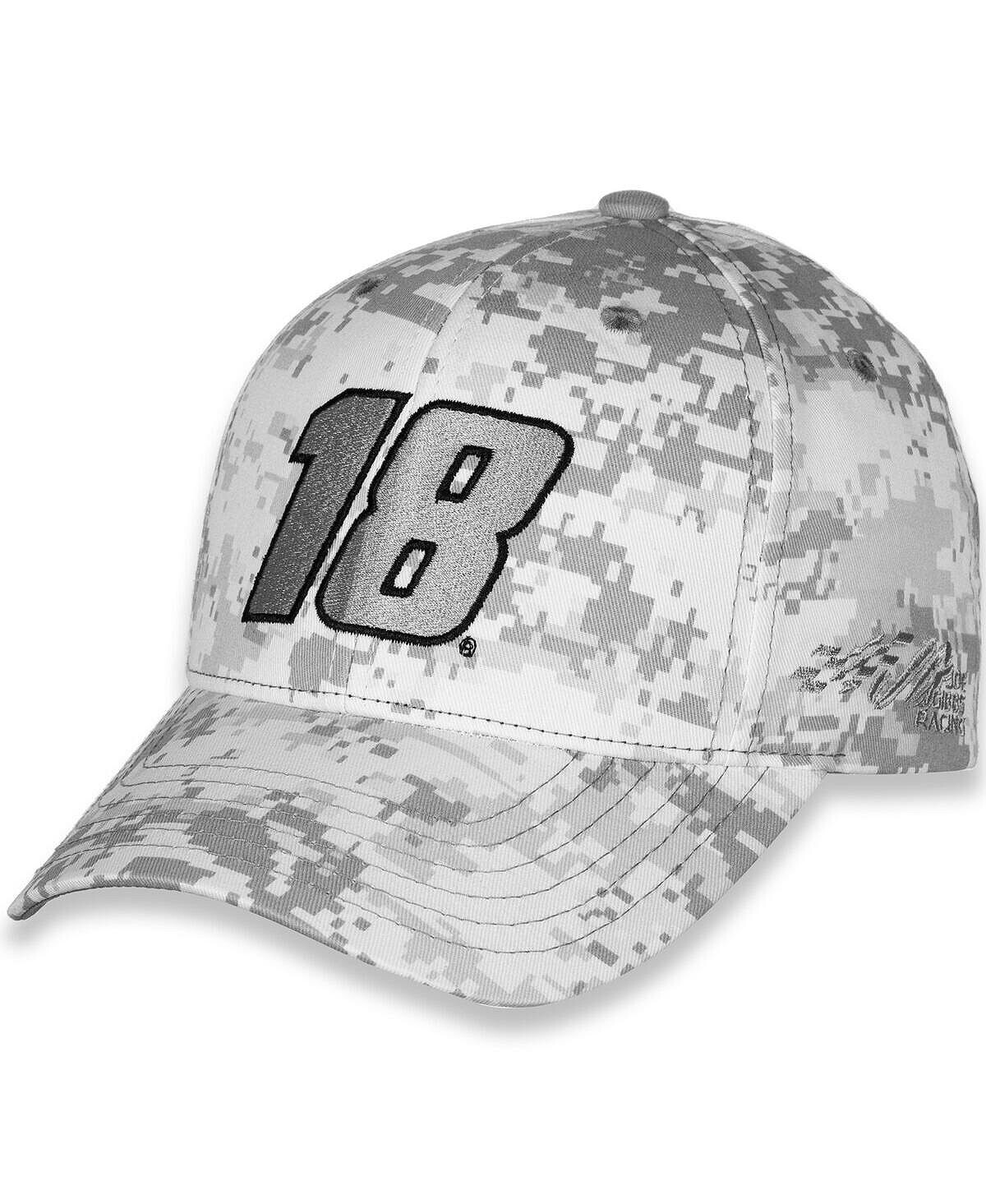 

Мужская камуфляжная регулируемая кепка Kyle Busch M&Ms Digital Snapback Joe Gibbs Racing Team Collection