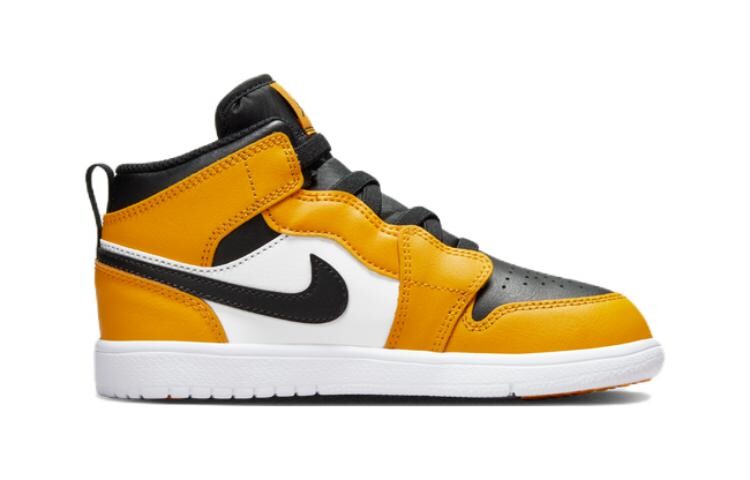 

Кроссовки баскетбольные BP Jordan Air Jordan 1 Vintage, черный / белый / желтый