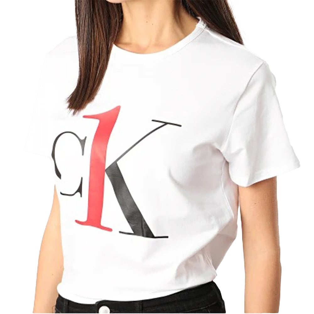 

Футболка Calvin Klein Qs6436E Short Sleeve Crew Neck, белый