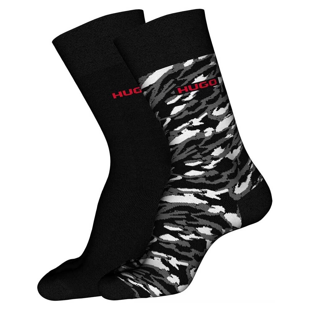 

Носки HUGO Rs Camo Cc 10254021 2 шт, черный