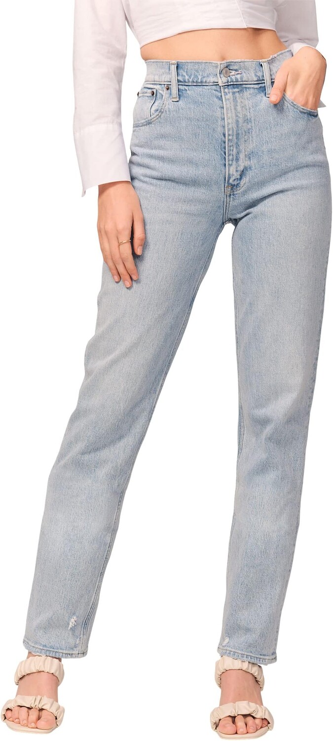 

Джинсы Ultra High Rise 90s Straight Jean Abercrombie & Fitch, цвет Light