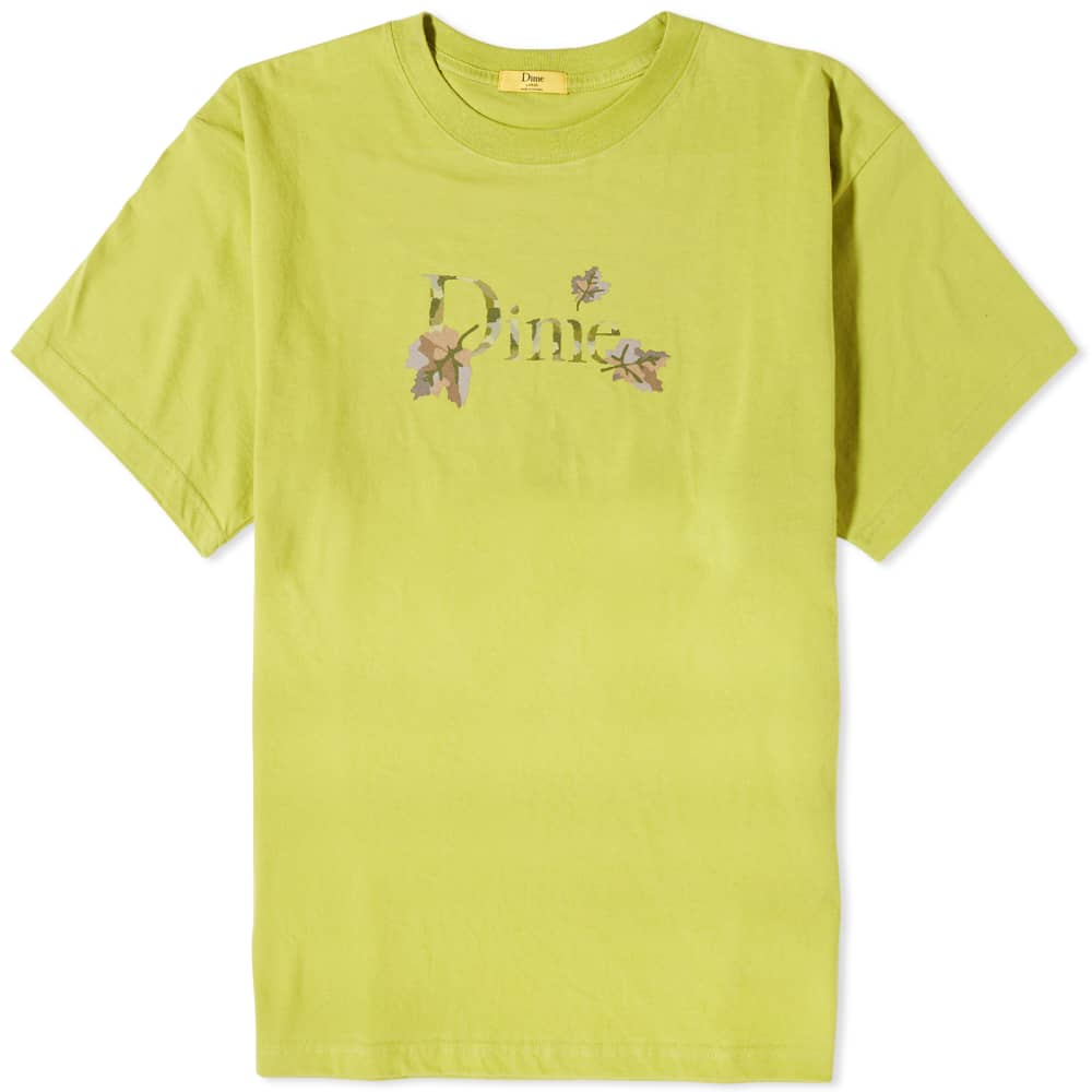 Классическая футболка Dime с листьями, оливковый