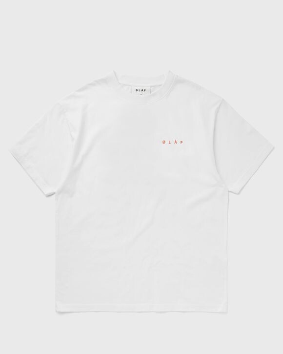 

Футболка Ølåf Face Crayon Tee, цвет optical white