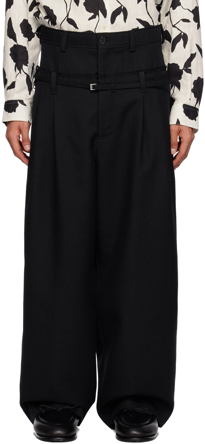 

Черные брюки Le Chouchou Le Pantalon Criollo Jacquemus, Черный