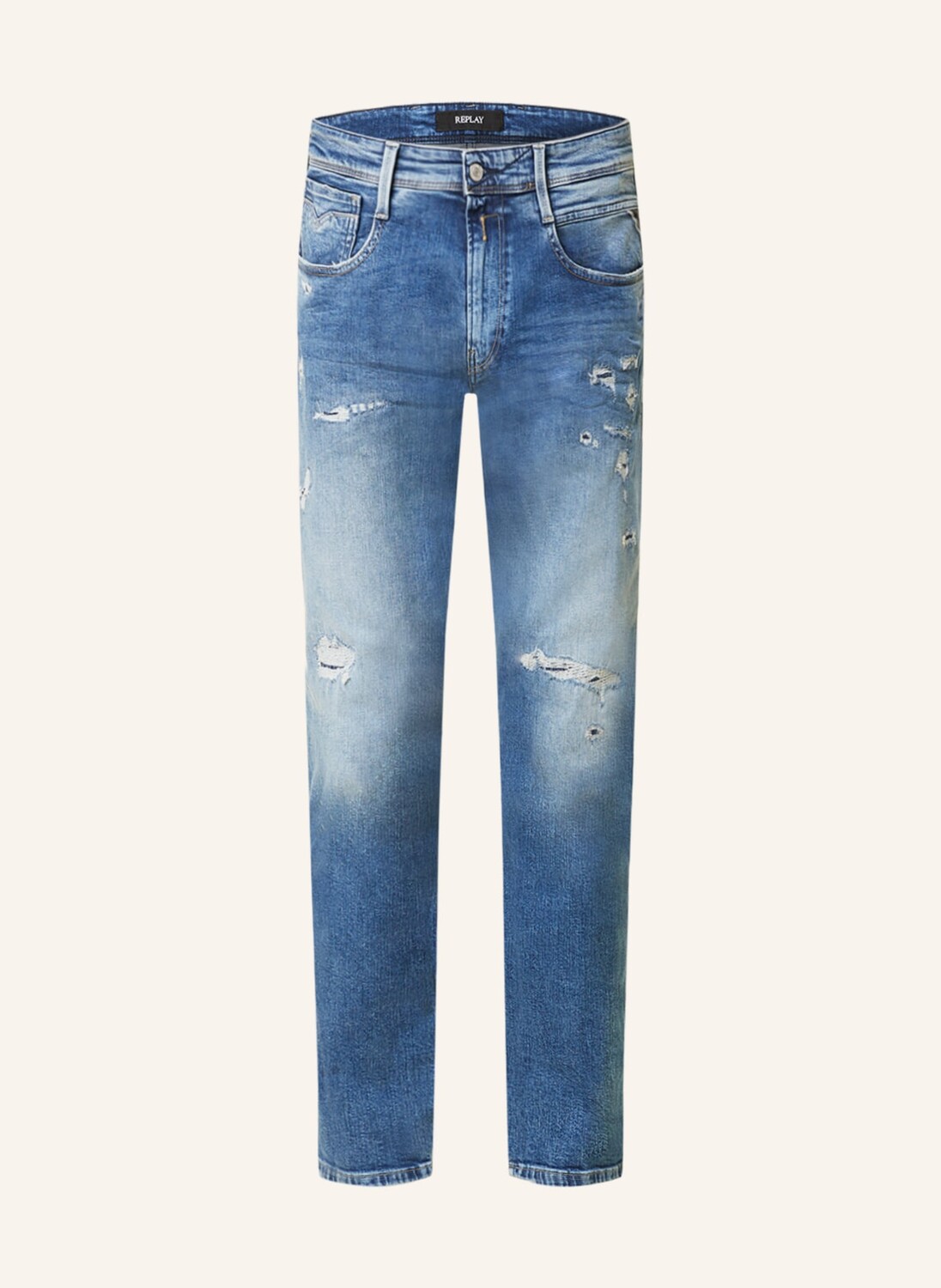 

Джинсы REPLAY Destroyed ANBASS Slim Fit