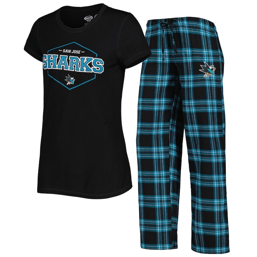 

Пижамный комплект Concepts Sport San Jose Sharks, черный
