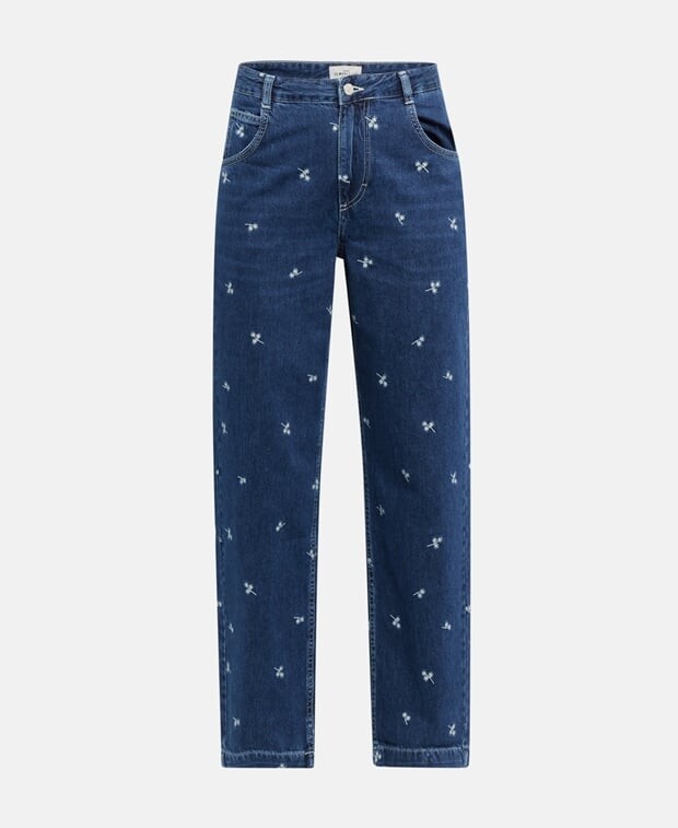 

Прямые джинсы MbyM, темно-синий