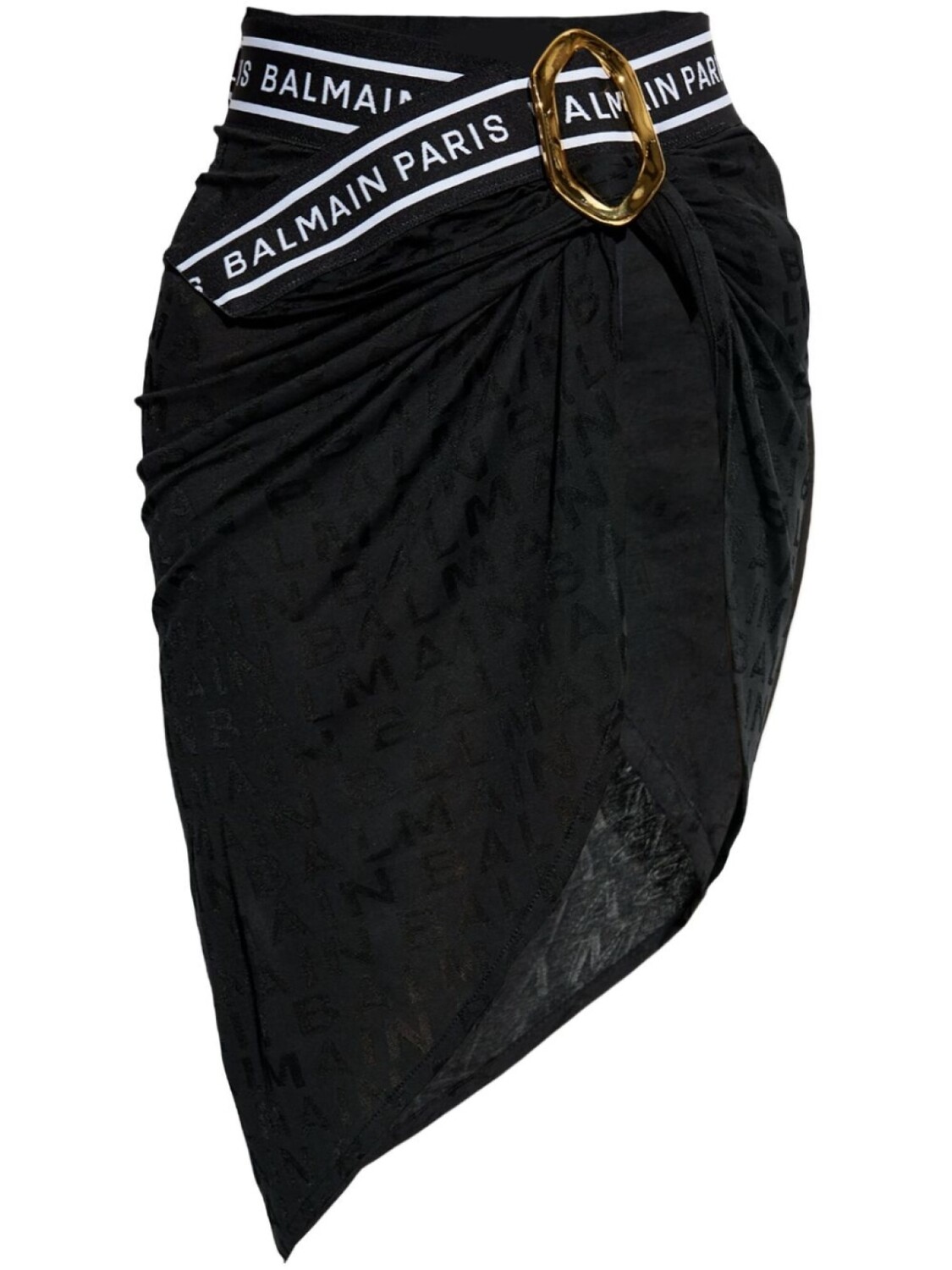 

Balmain асимметричный саронг, черный
