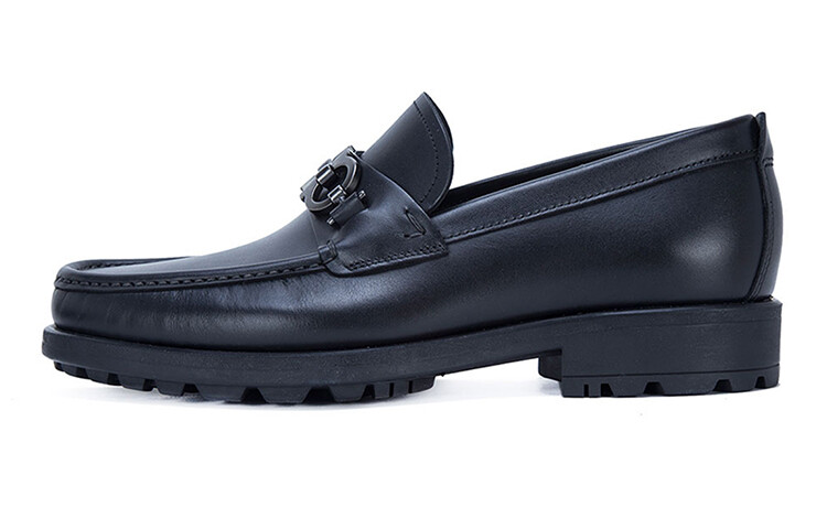 

Кожаные туфли Ferragamo Gancio, черные