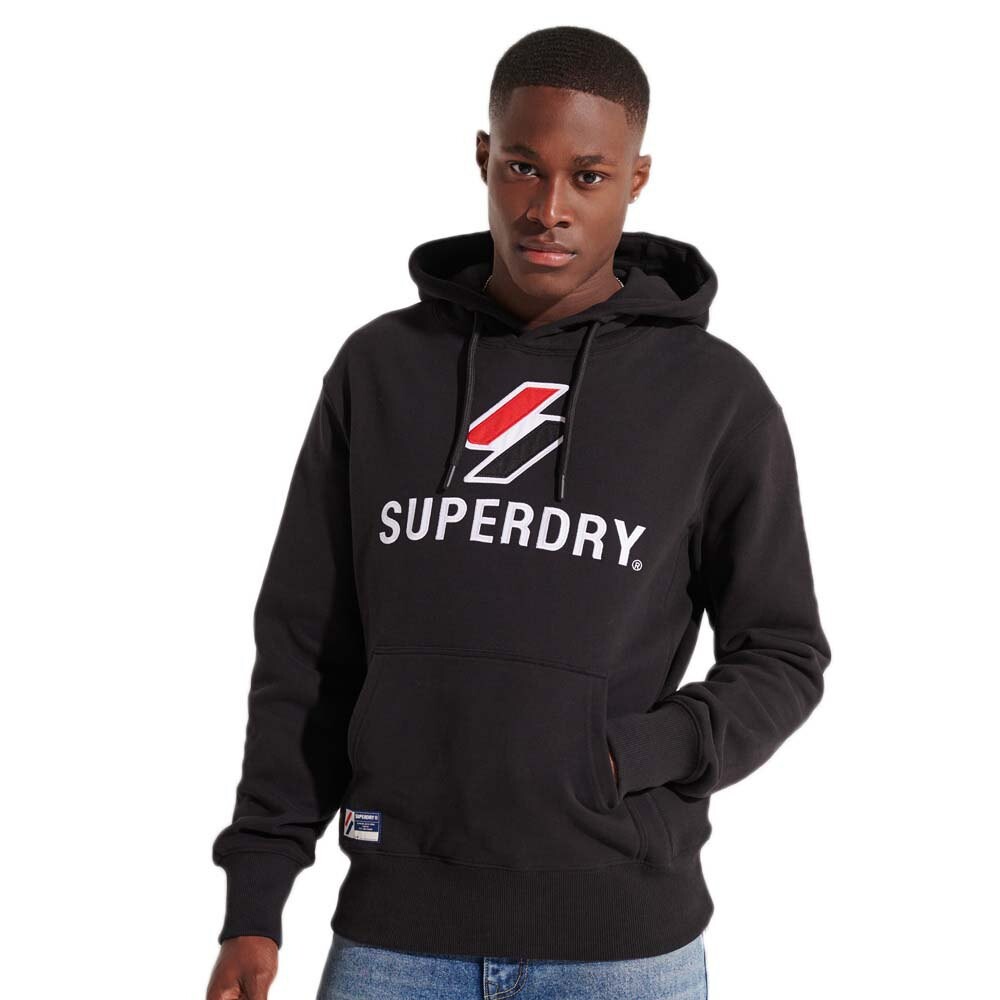 

Худи Superdry Code Logo APQ2, черный