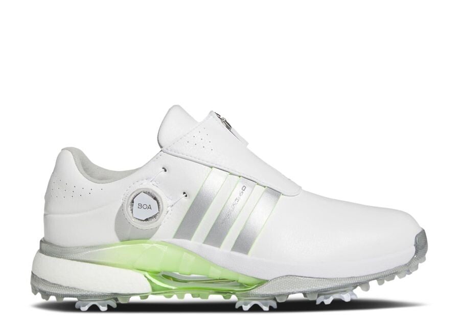 

Кроссовки adidas Wmns Tour 360 24 BOA Golf, цвет White Silver Metallic Green