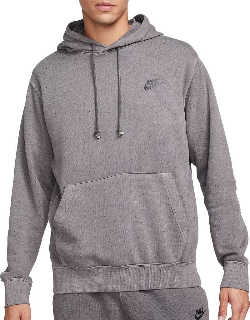 

Мужской пуловер с капюшоном Nike Club Fleece Revival, черный