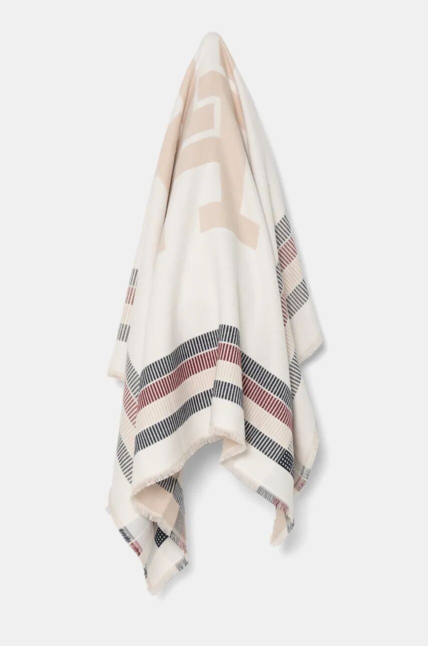 

Хлопковый шарф Tommy Hilfiger, бежевый