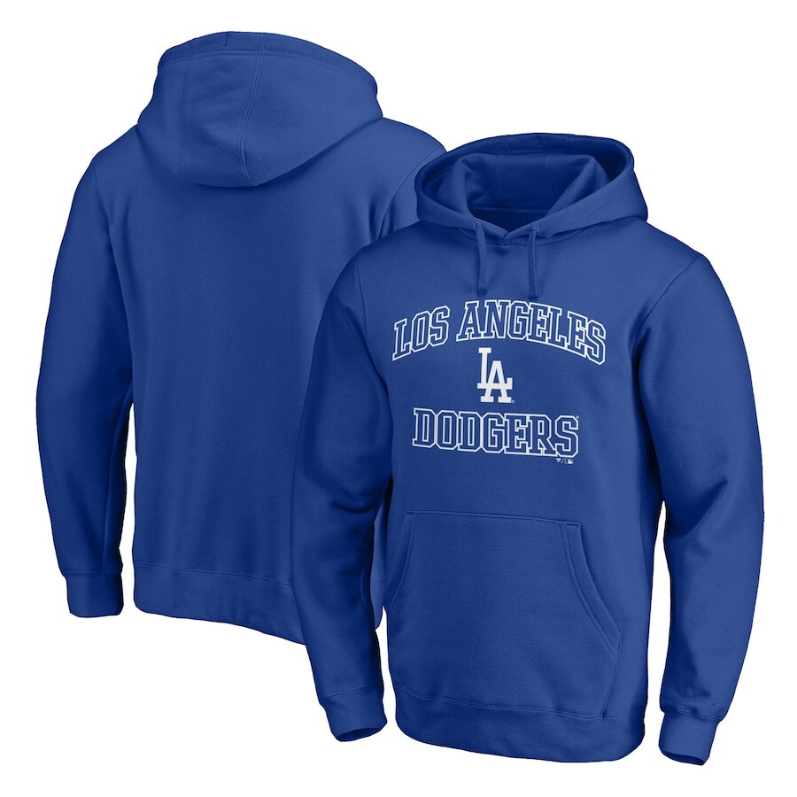 

Пуловер с капюшоном Fanatics Branded Los Angeles Dodgers, роял