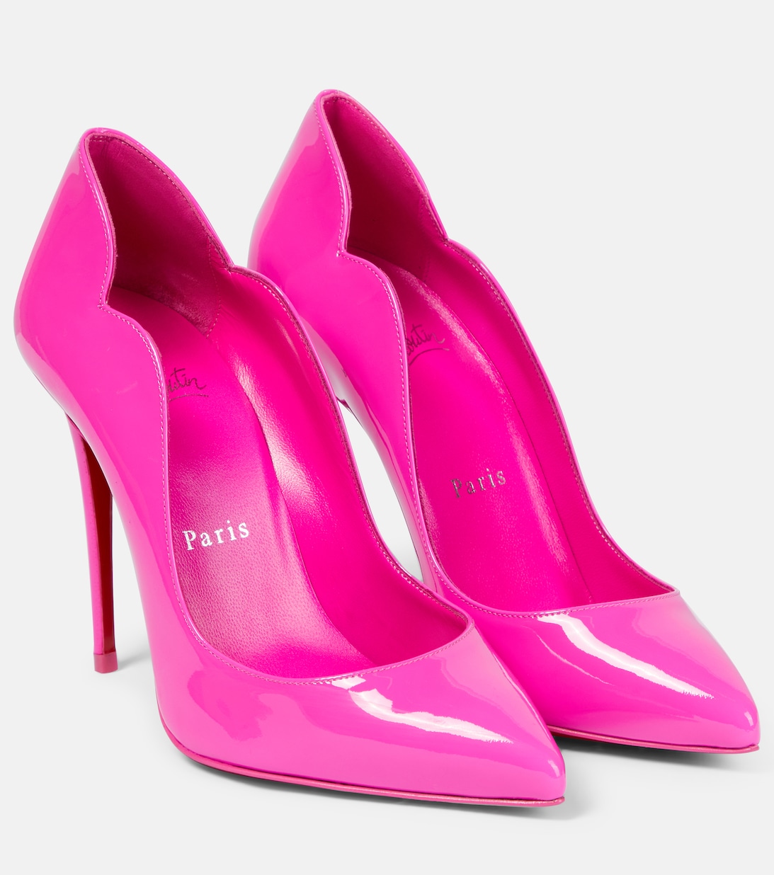 Лакированные туфли Hot Chick Christian Louboutin, розовый фото