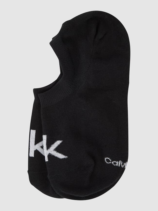 

Носки с вышивкой логотипа Calvin Klein, черный