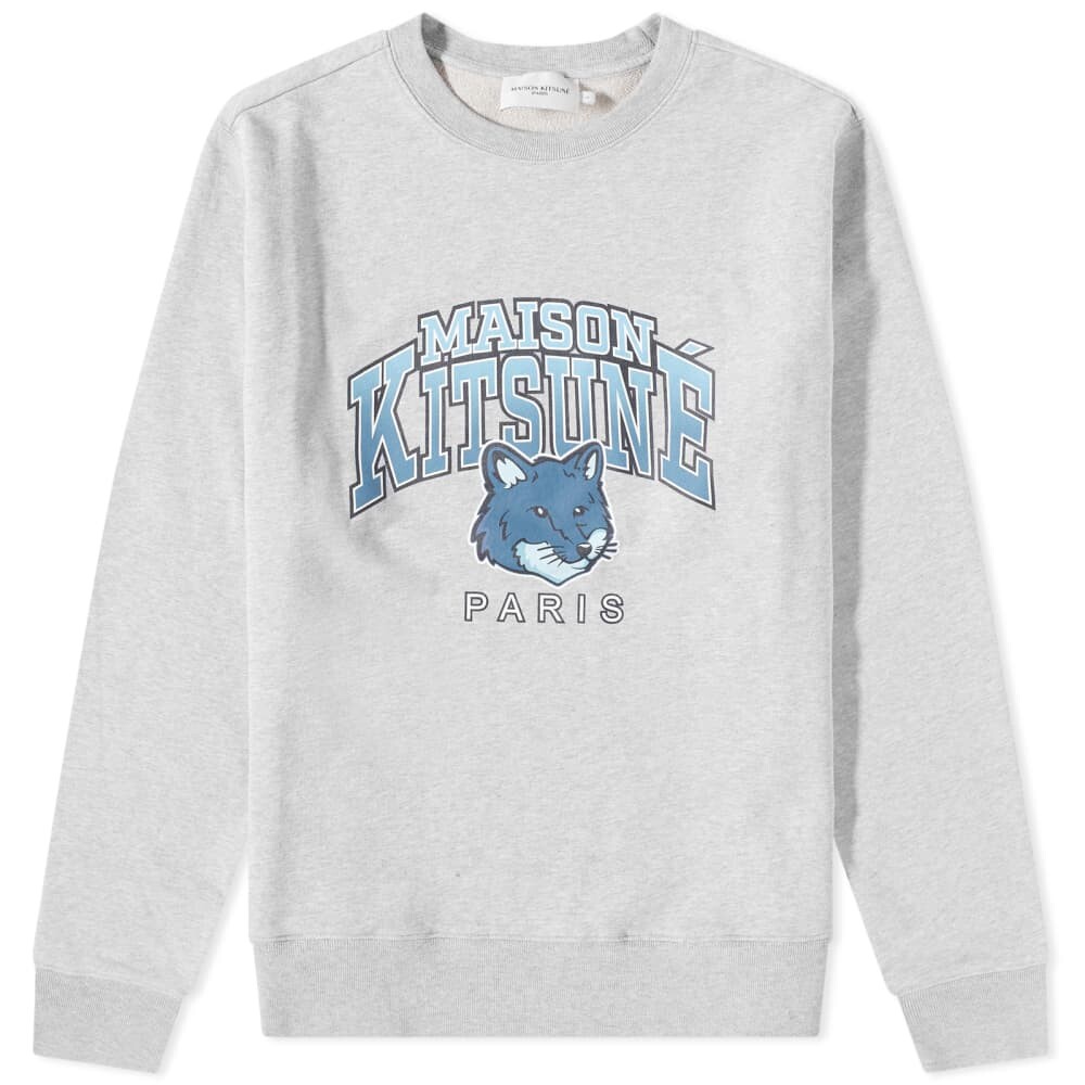 

Свитшот Maison Kitsune Campus Fox Regular Crew Sweat