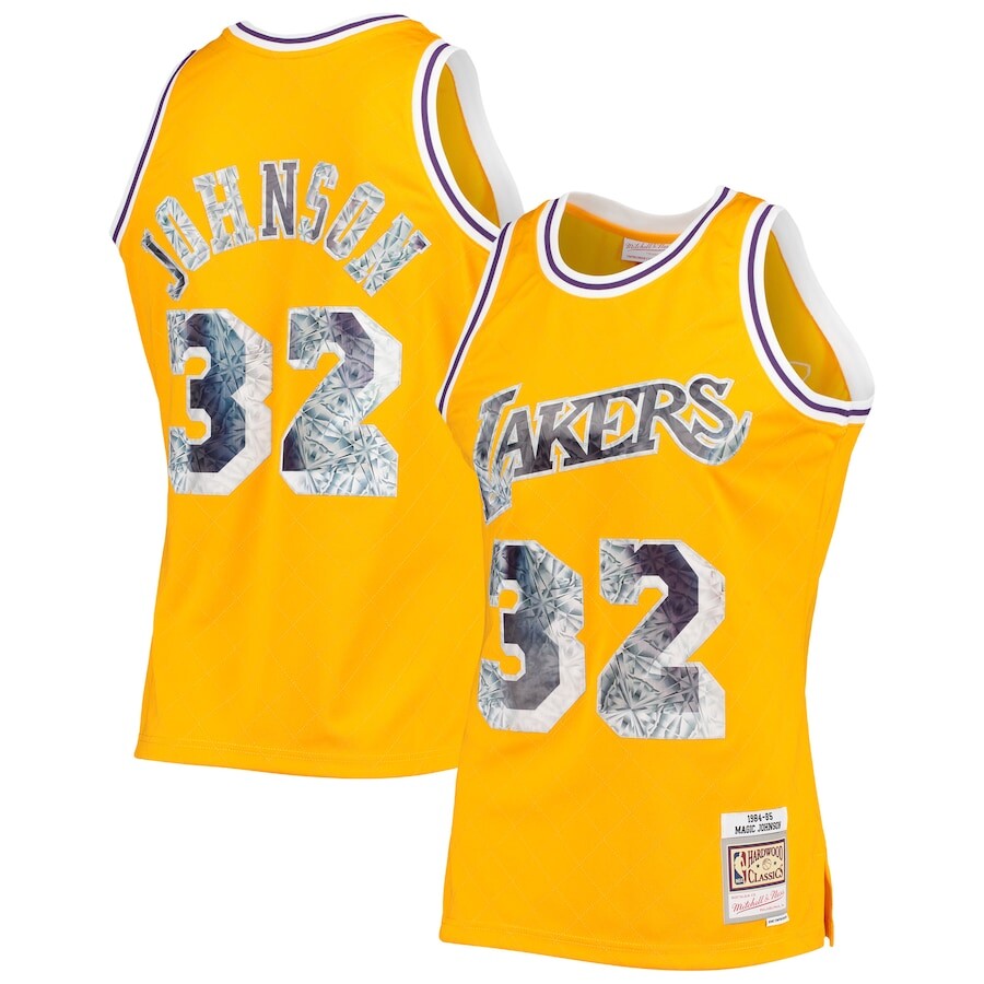

Джерси Mitchell & Ness Los Angeles Lakers, золотой