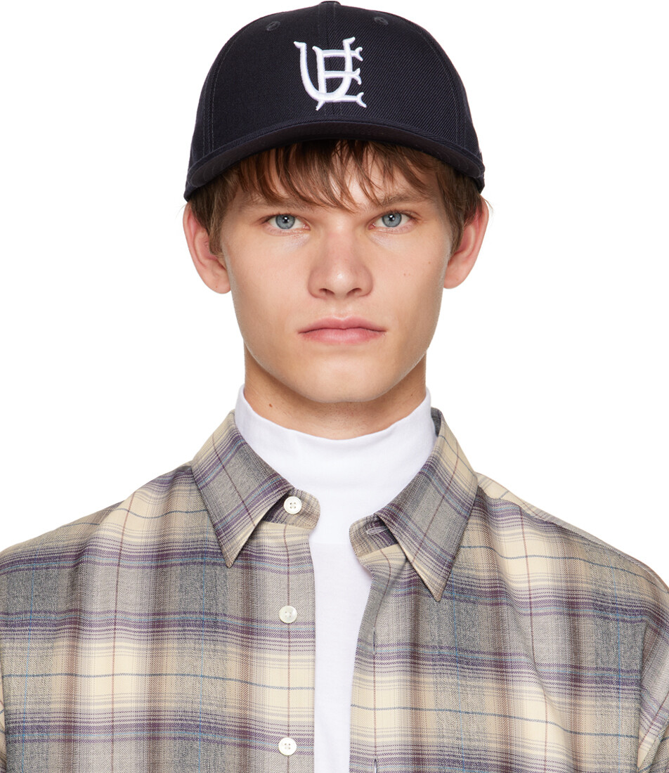 

Темно-синяя низкопрофильная плоская кепка New Era Edition Uniform Experiment