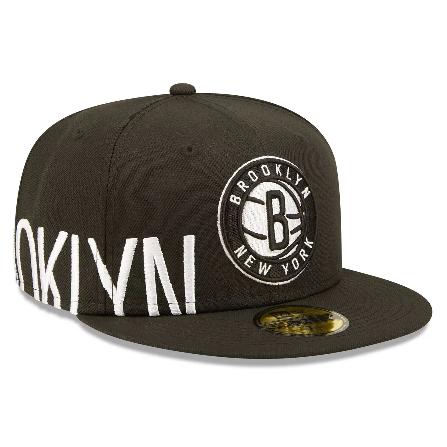 

Мужская черная кепка New Era Brooklyn Nets с разрезом по бокам 59FIFTY