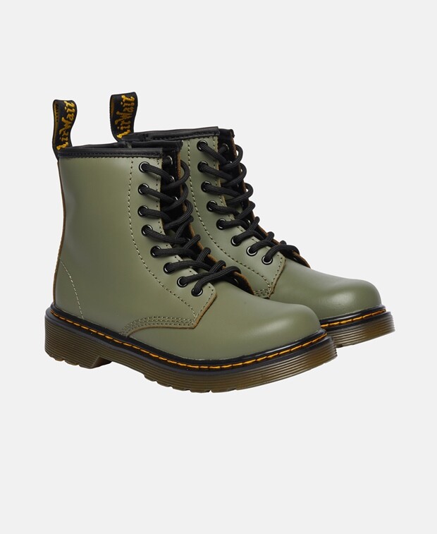 

Ботинки на шнуровке Dr. Martens, хаки