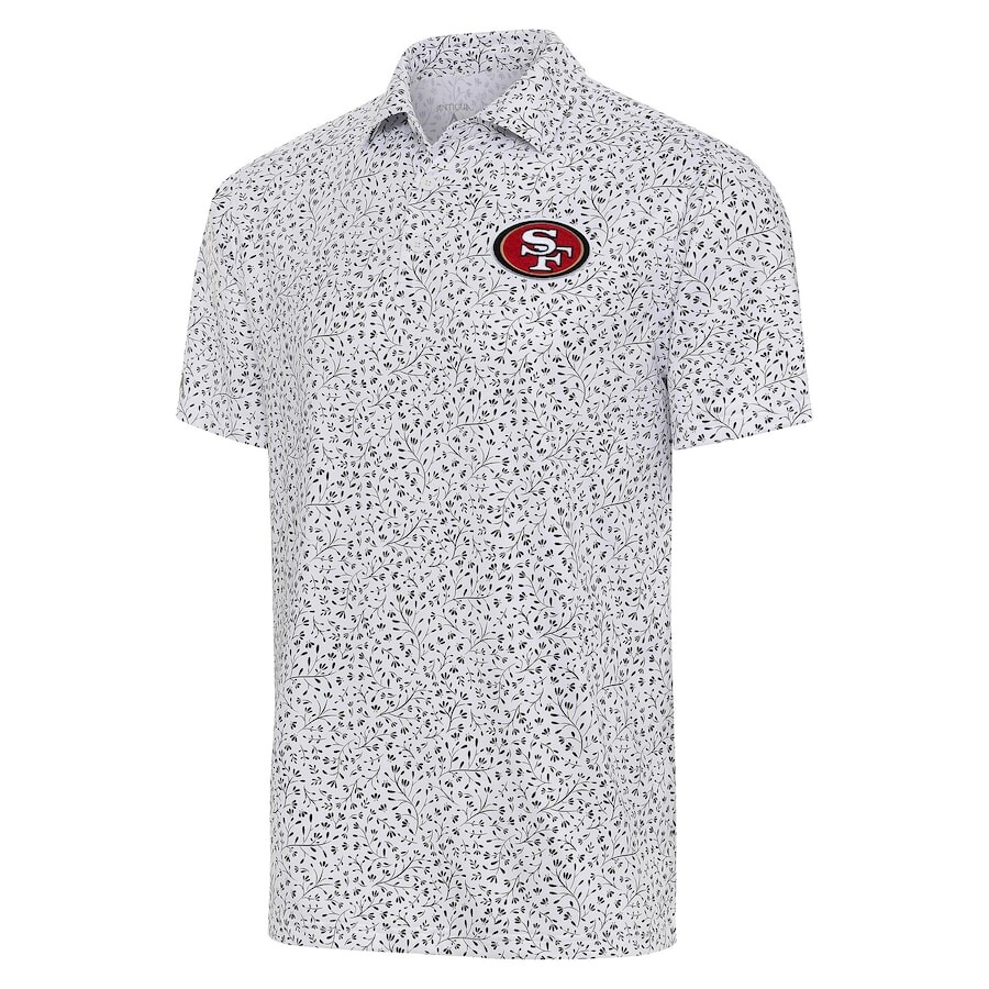 

Поло с коротким рукавом Antigua San Francisco 49Ers, белый