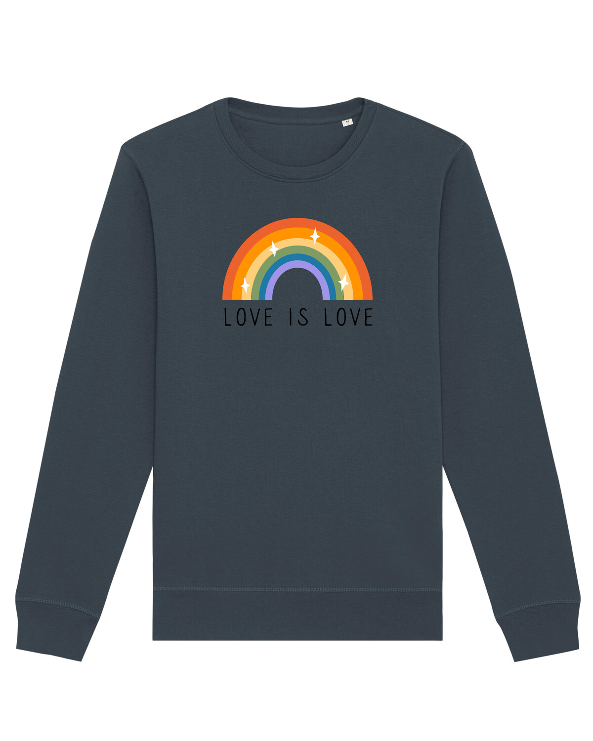 

Толстовка wat Apparel Love is love, цвет India Ink Grey
