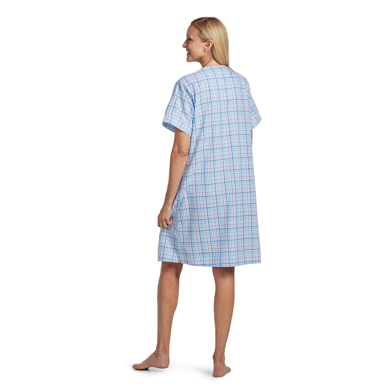 

Женский короткий халат на кнопках Miss Elaine Essentials Miss Elaine Essentials