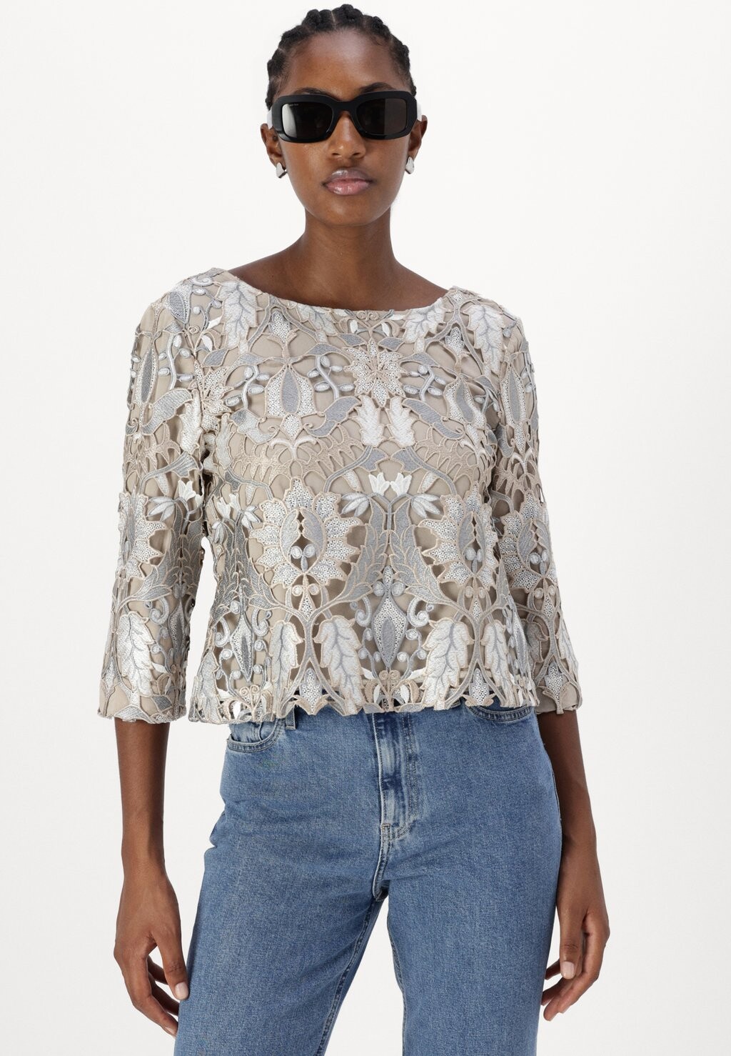 

Блуза ABUTILONBBIGNARA BLOUSE Bruuns Bazaar, серебристый