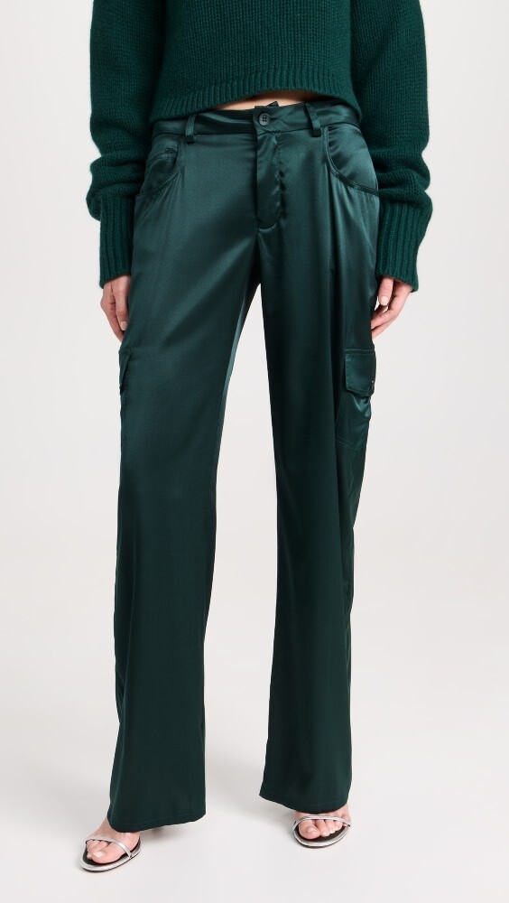 

Брюки Sablyn Silk Cargo